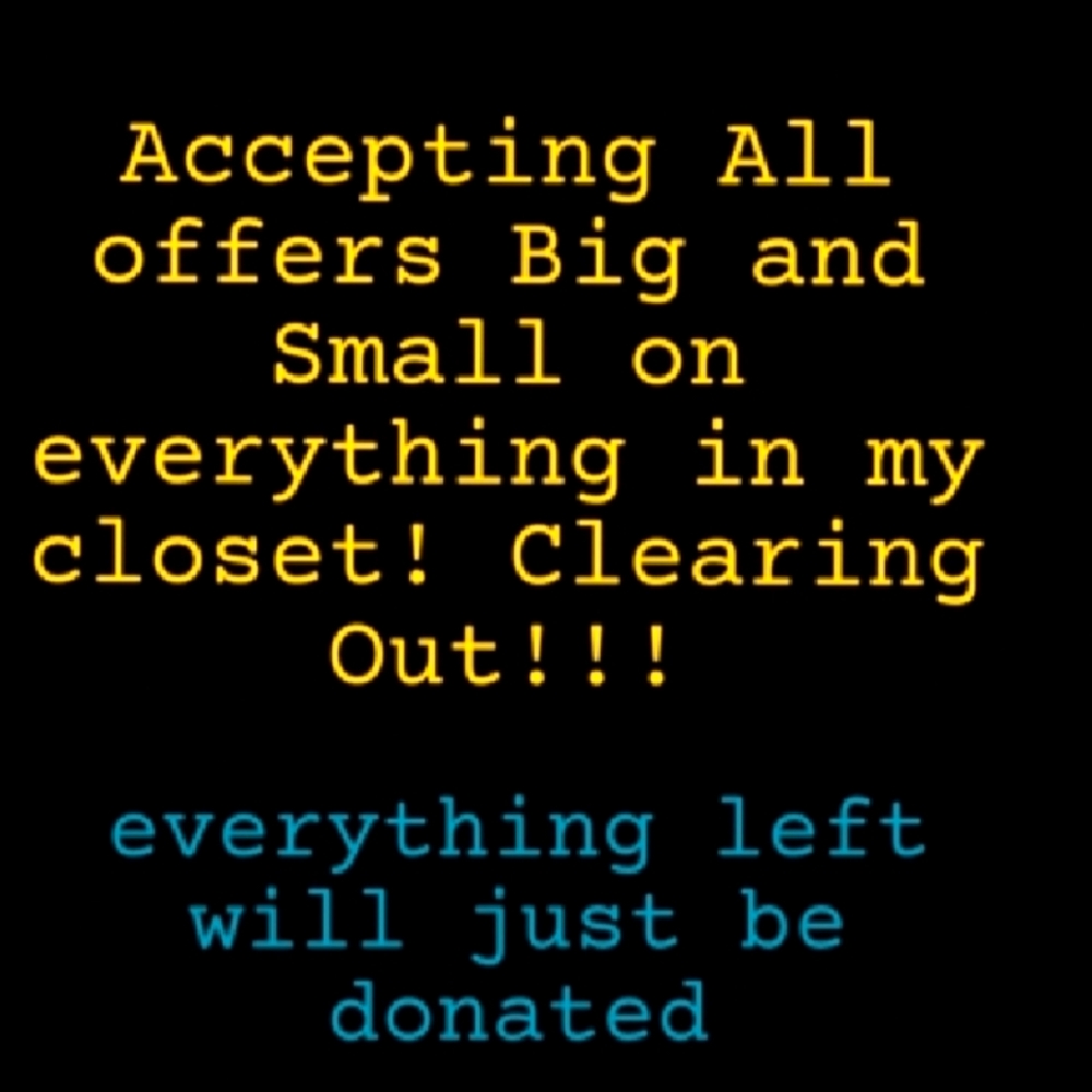 Closet Clearout!!!